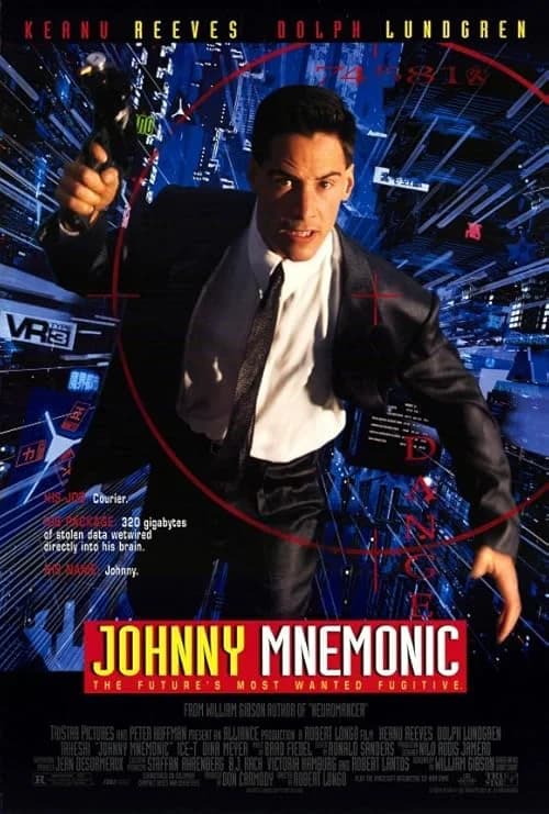Johnny Mnemonic film posteri