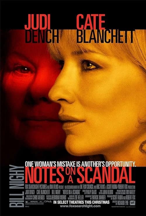 Notes on a Scandal film posteri