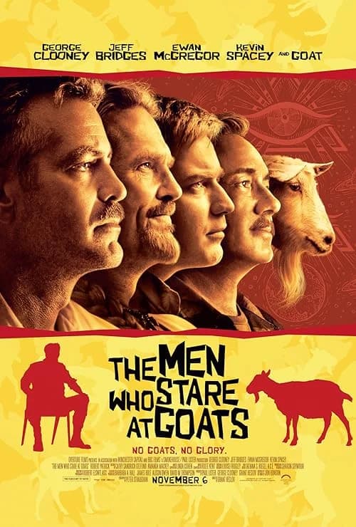 The Men Who Stare at Goats film posteri